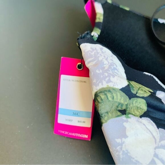 Vince Camuto Floral Padded Bra - Picture 3 of 4